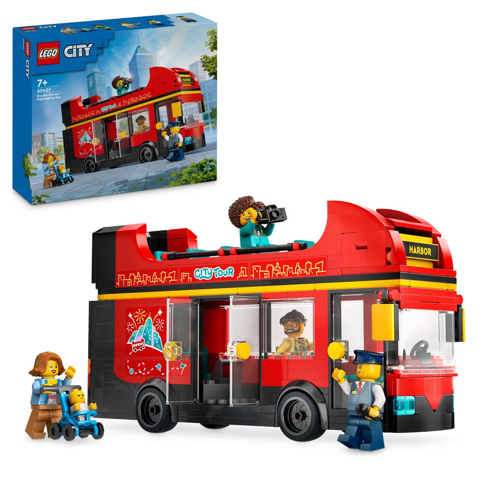 Red Double-Decker Sightseeing Bus LEGO 60407 – Kineticsgym